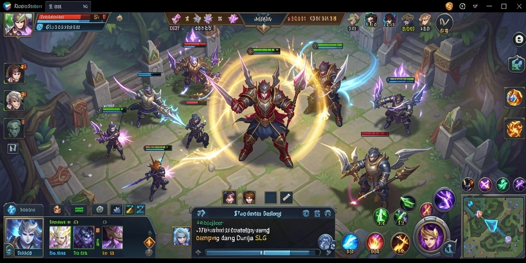 Tampilan menarik gameplay strategi di 47F dengan pertempuran epik.