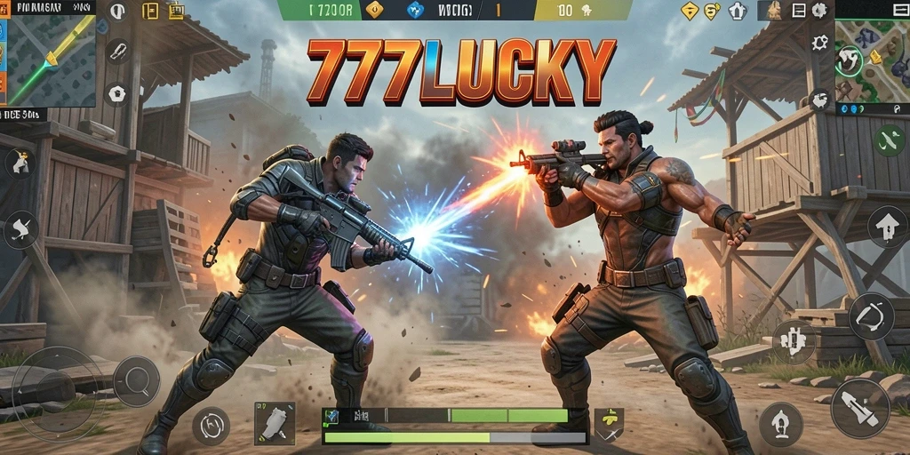 Gameplay intens dalam pertarungan Battle Royale yang menegangkan.