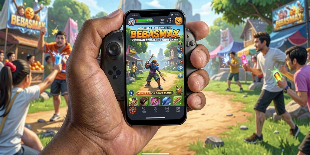 Tangkapan layar BEBASMAX menunjukkan gameplay yang seru dan menyenangkan.
