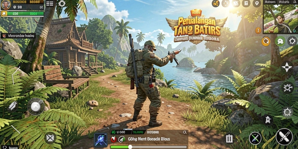 Tangkapan layar gameplay Open World yang menampilkan petualangan di <strong>BOS88</strong>.