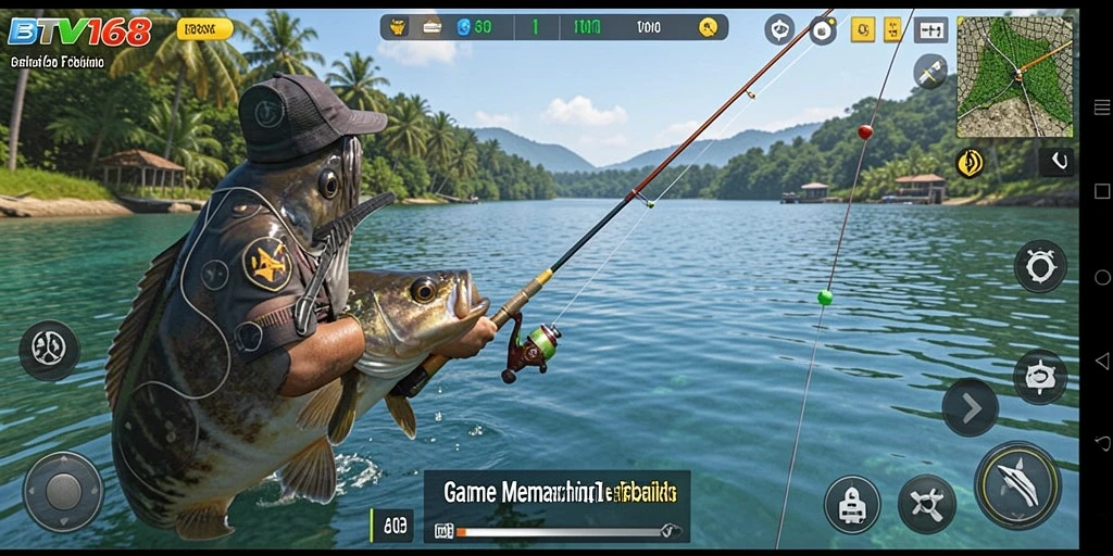 Tampilan menarik dari gameplay BTV168 yang menampilkan aksi memancing.