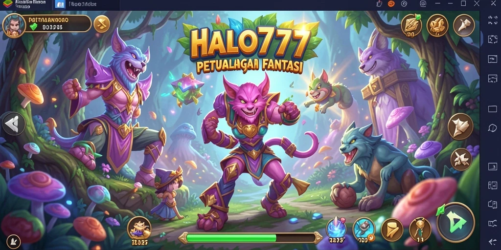 Tangkapan layar dari gameplay HALO777 yang menunjukkan aksi dan petualangan seru.