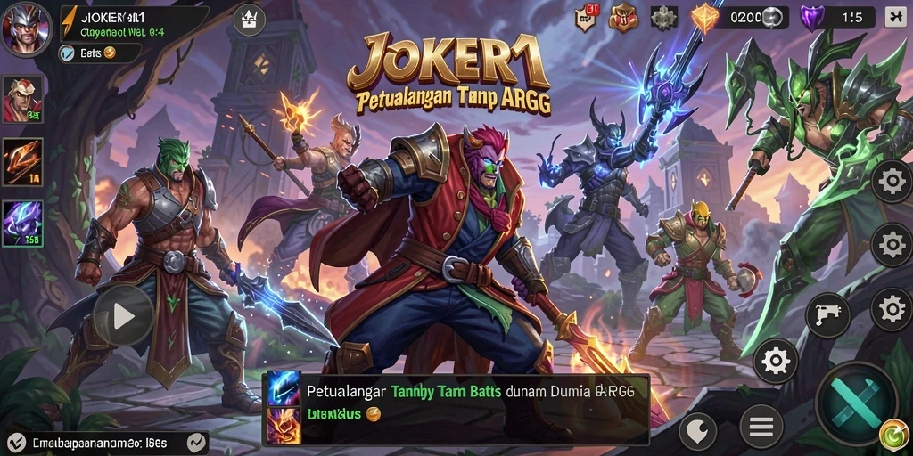 Gambaran gameplay JOKER11 yang mendebarkan dan penuh aksi.