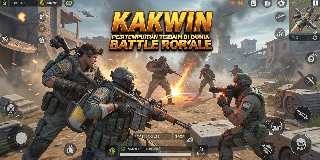 Gameplay mendebarkan di medan perang KAKWIN.