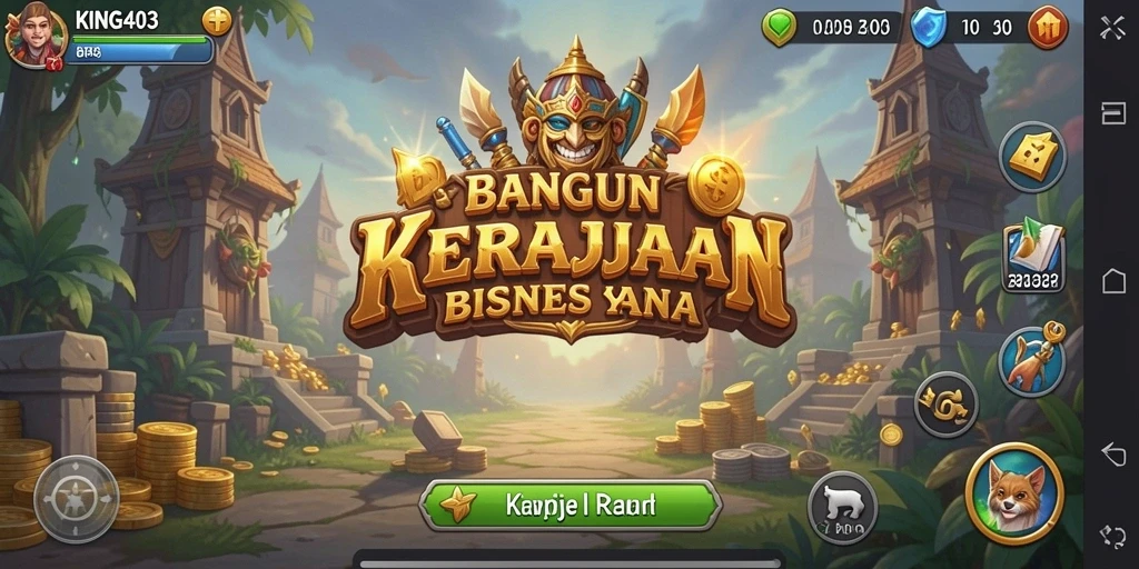 Tampilan gameplay Tycoon yang menarik dan mendebarkan.