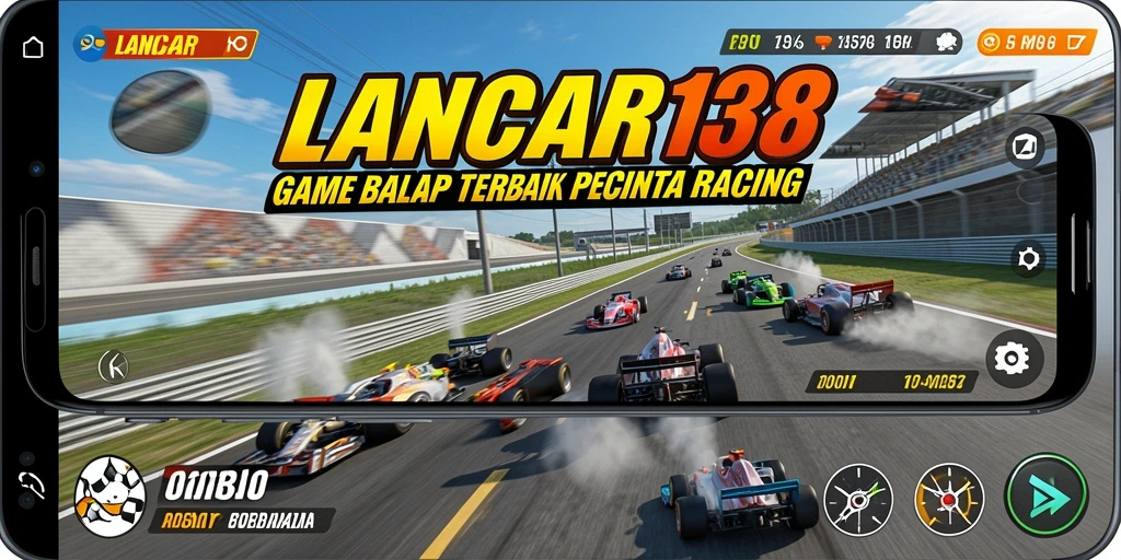 Gameplay LANCAR138 yang menegangkan dan penuh aksi balap.