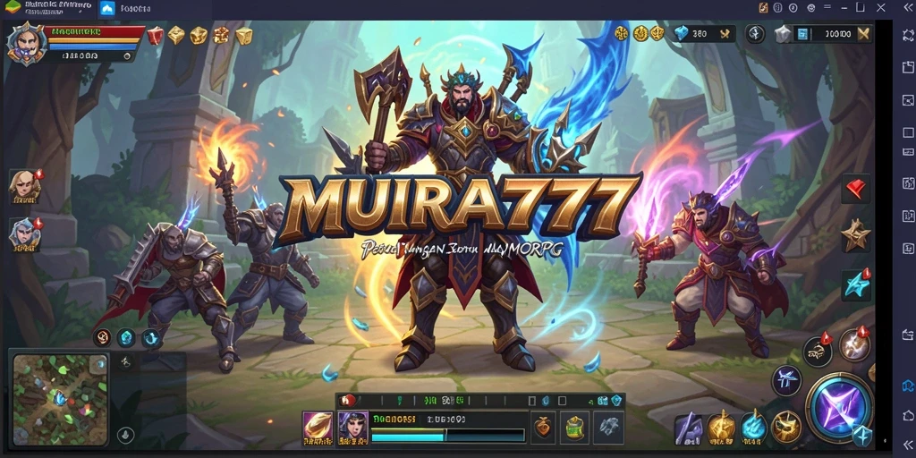 Tampilan grafis menakjubkan dari gameplay MUARA777 yang memukau.