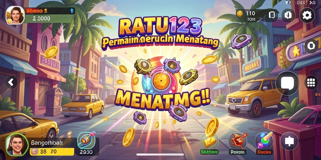 Tampilan gameplay seru dan penuh aksi di RATU123.